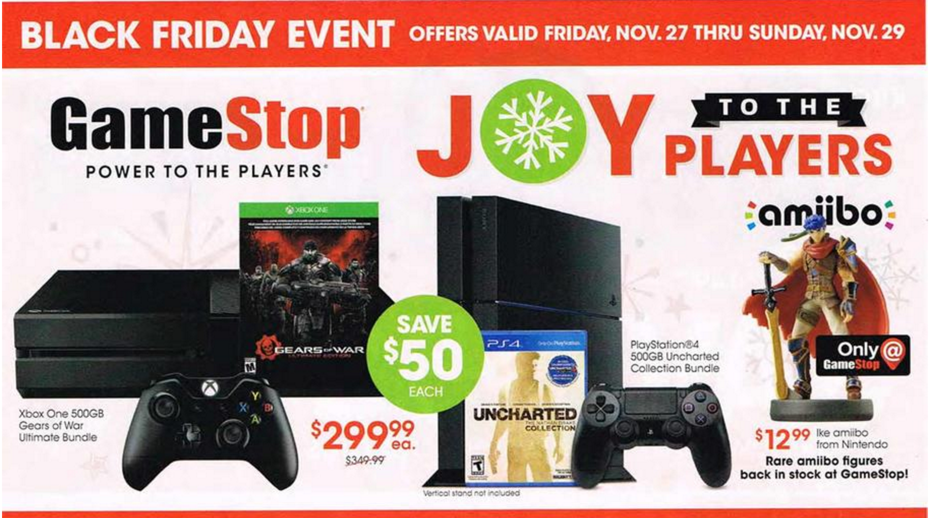 Gamestop Black Friday Ad Leak Ps4 Xbox One Bundles 300 New