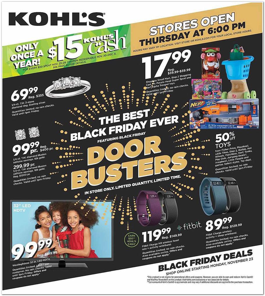 The Kohl's Black Friday ad is leaked, and there are enticing deals