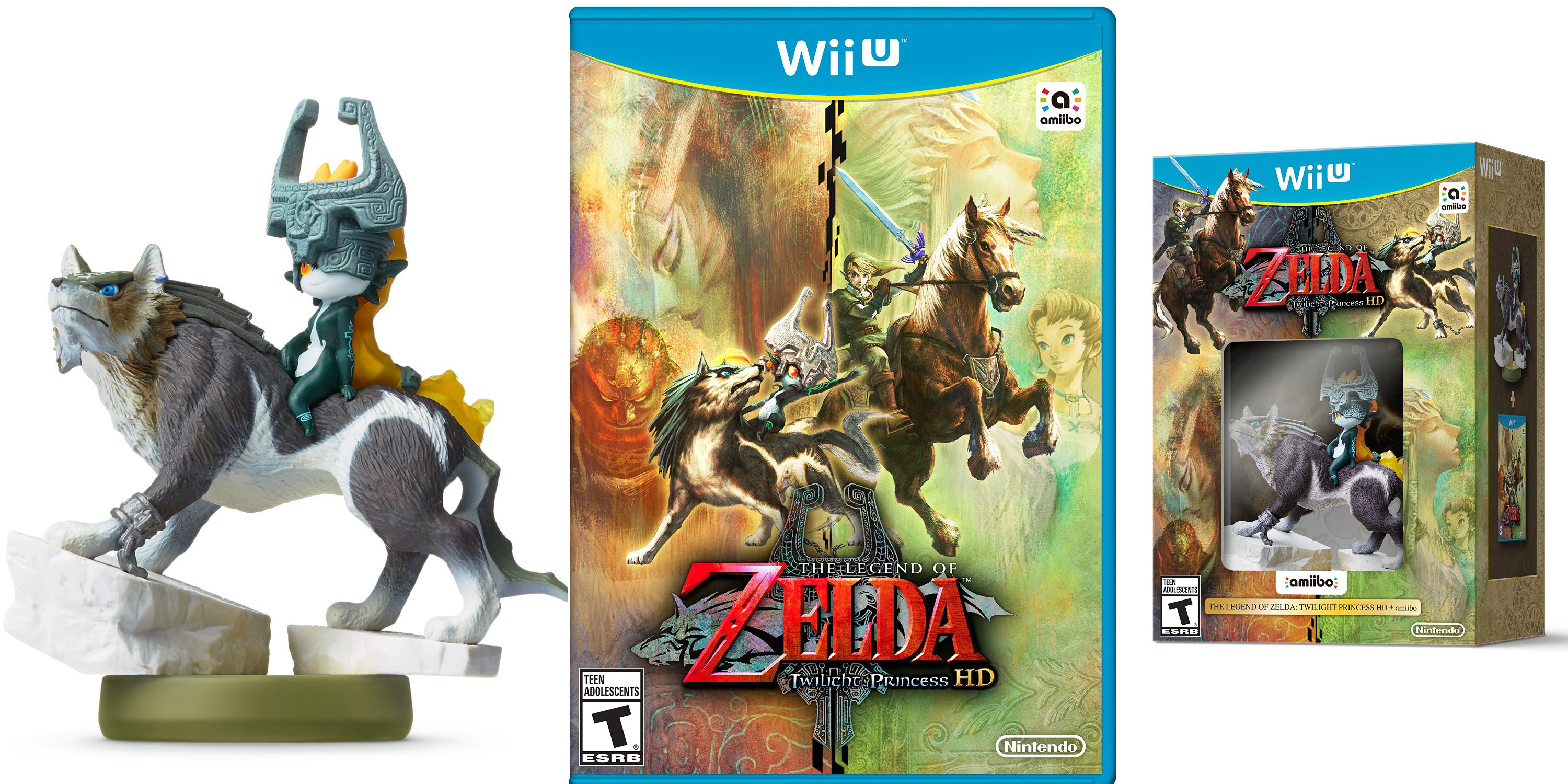 Turbina No hagas vencimiento Nintendo announces Zelda Twilight Princess HD remaster + Wolf Link/Midna &  Gold Mega Man amiibo, more