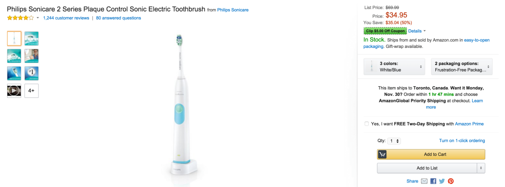 Philips Sonicare 2 Series Sonic Electric Toothbrush-sale-03