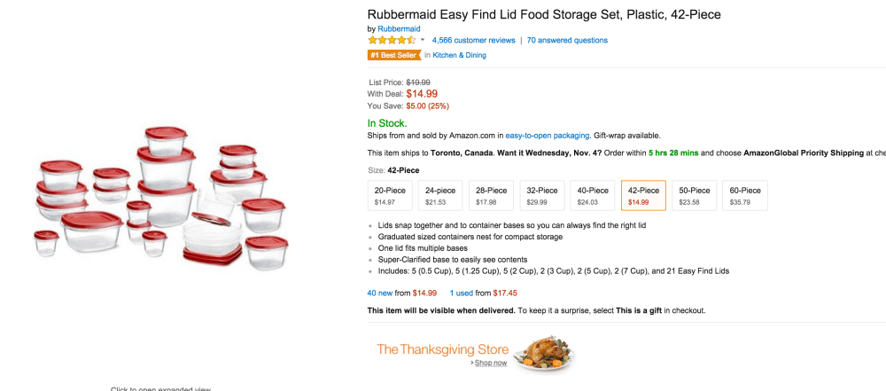 Rubbermaid Plastic 42-Piece Easy Find Lid Food Storage Set-sale-02