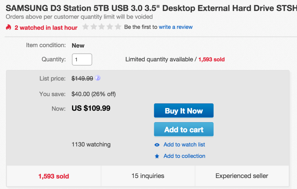 Samsung D3 Station 5TB USB 3.0 3.5%22 Desktop External Hard Drive (STSHX-D501TDB Bl)-sale-02