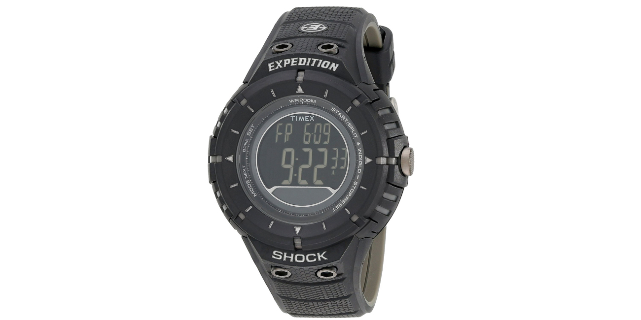Timex Men's T49928DH Expedition Rugged Digital Compass Shock Black Resin Strap Watch