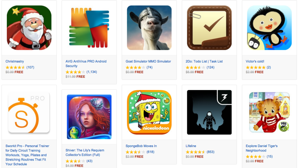 Amazon Appstore free apps games