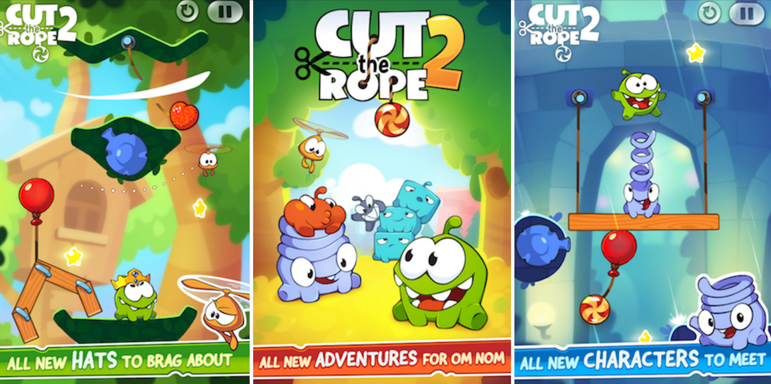 cut the rope 2 app store
