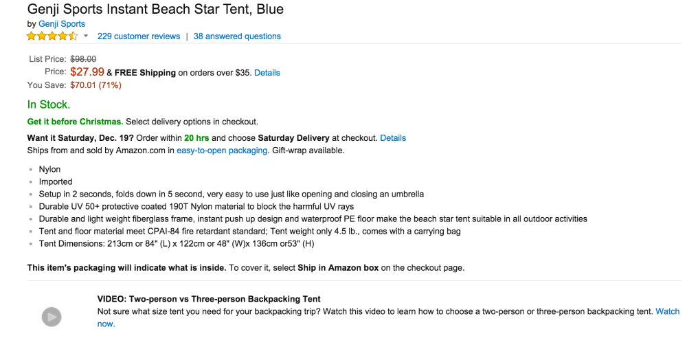 Genji Sports Instant Beach Star Tent-sale-02