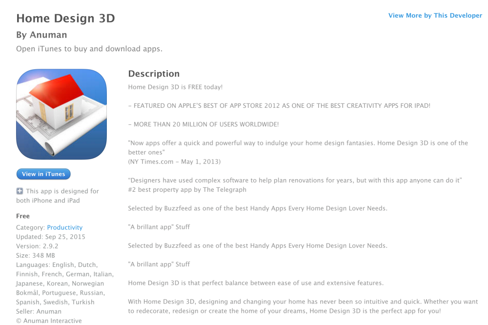 Home Designer 3D iOS apps-sale-05