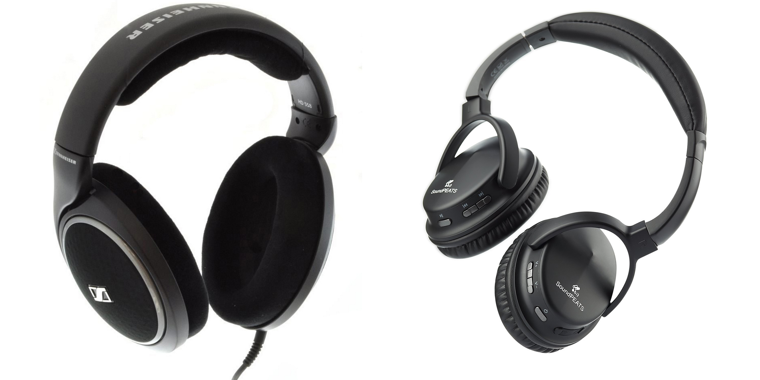 Overear Headphones Sennheiser HD558 80 (Reg. 120), SoundPEATS