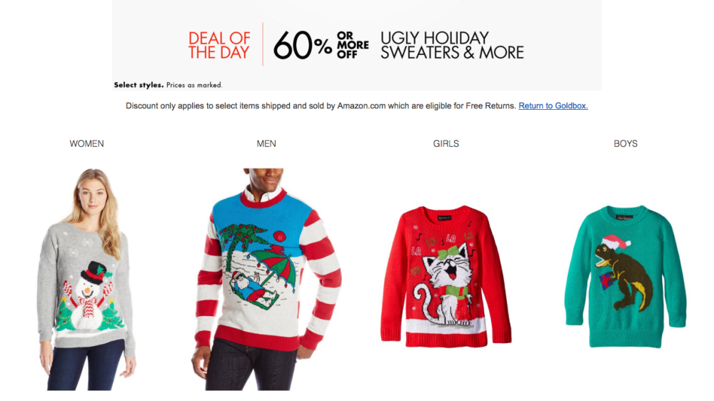 Ugly Holiday Sweaters More Amazon