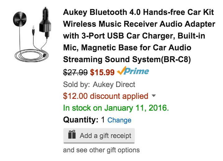 Add Bluetooth capabilities + a dual-port USB charger to your car for