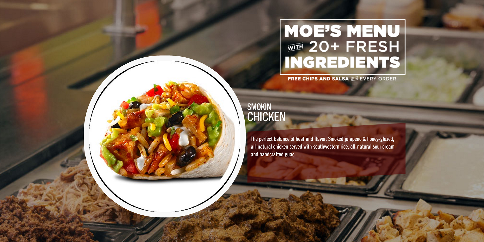 Moe’s Southwest Grill Buy One, Get One Free burrito promotion get