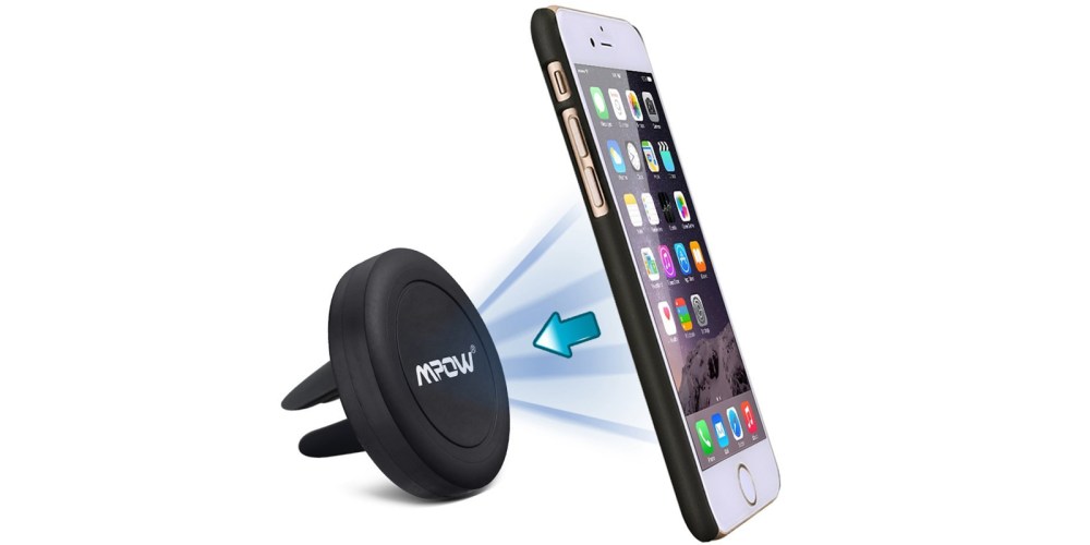 Mpow Grip Air Vent One Step Mounting Magnetic Car Mount Holder