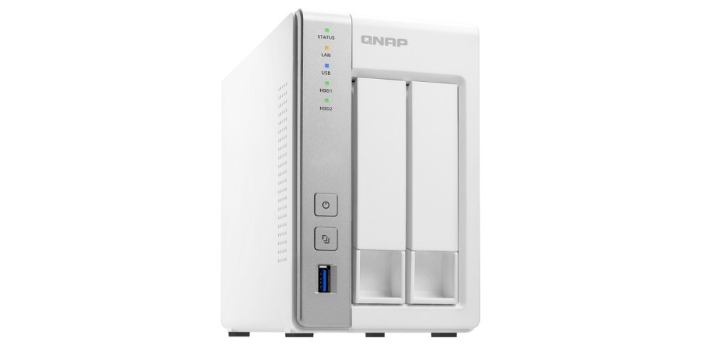 QNAP TS-231 2-bay Personal Cloud NAS with PLEX, DLNA, Mobile Apps Support