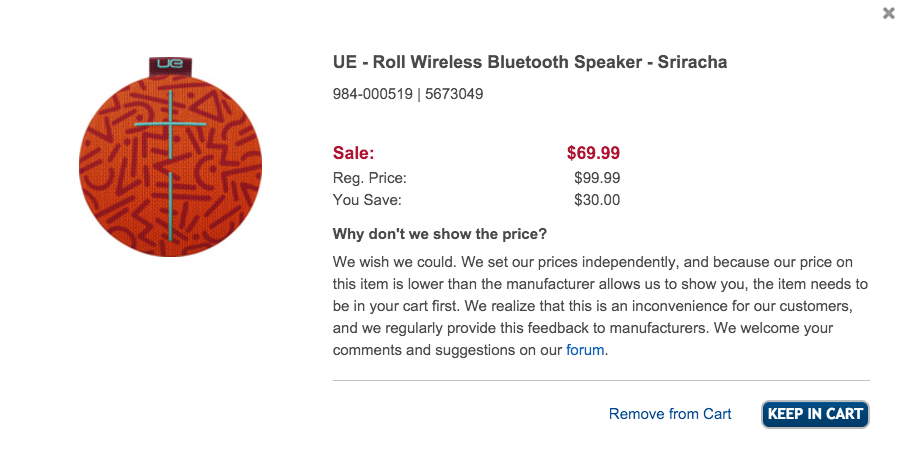 UE - Roll Wireless Bluetooth Speaker - Sriracha