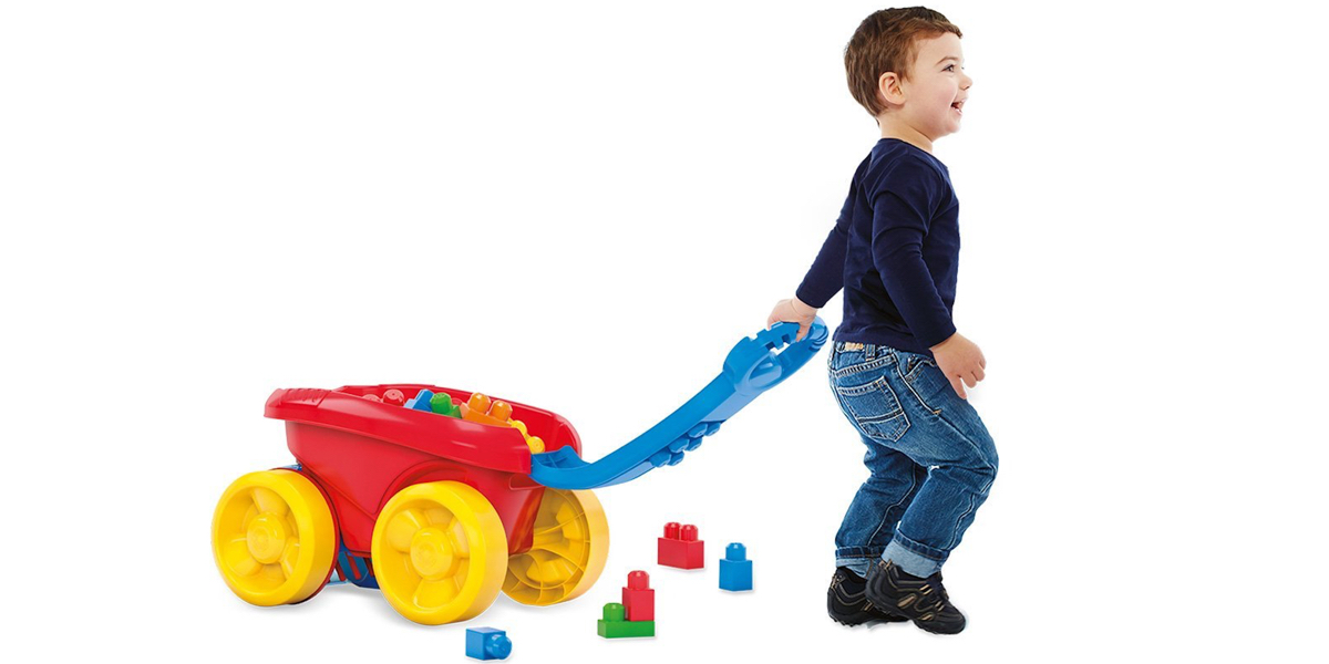 mega bloks scooping wagon amazon