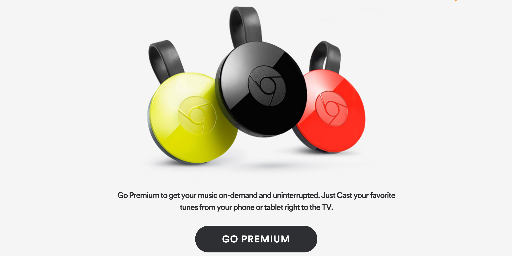 Spotify Free Chromecast