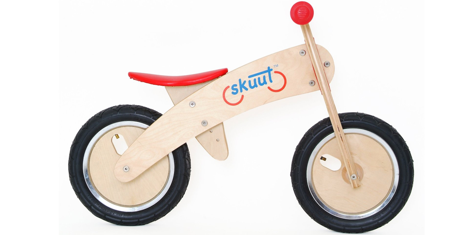 diggin active skuut wooden balance bike