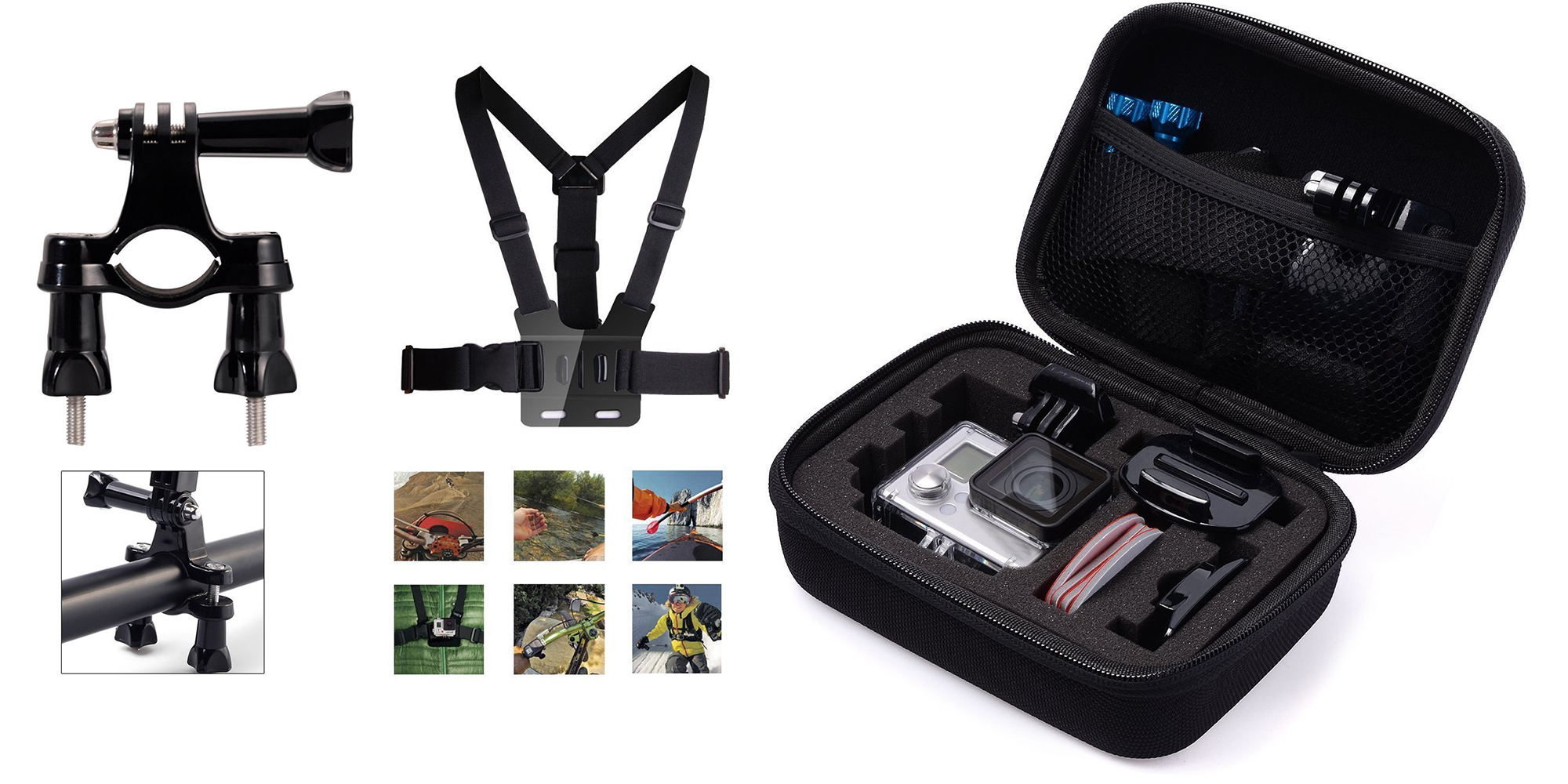 Kinda Deal Outfit your GoPro HERO4 with this 7piece accessory bundle