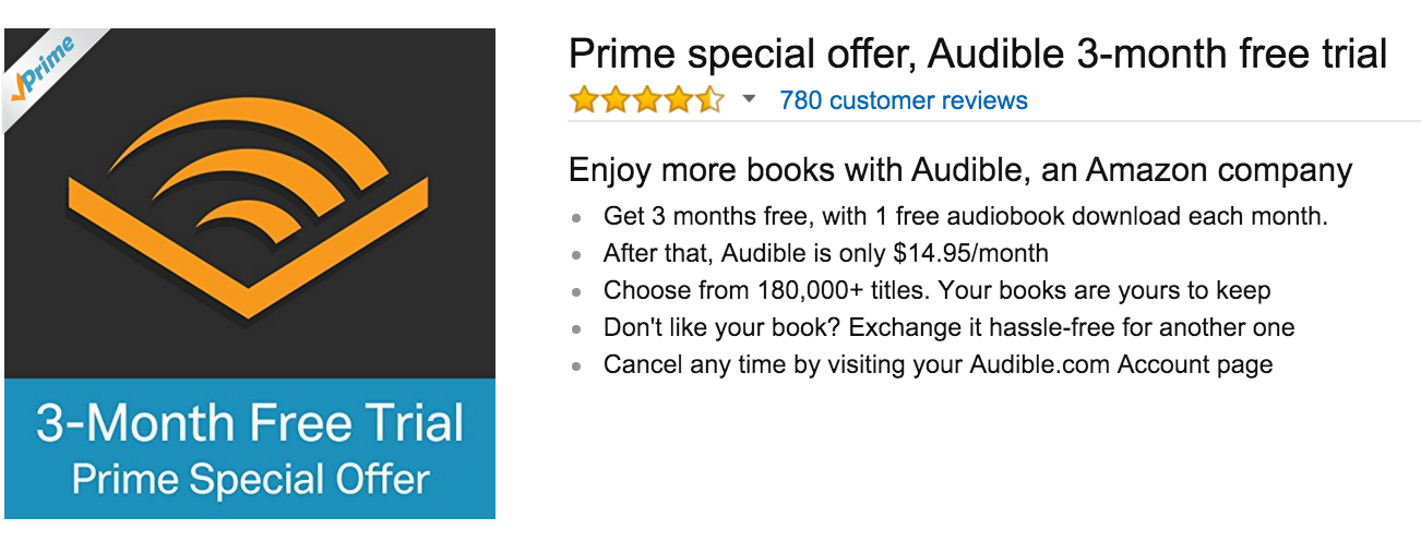 amazon prime and audible