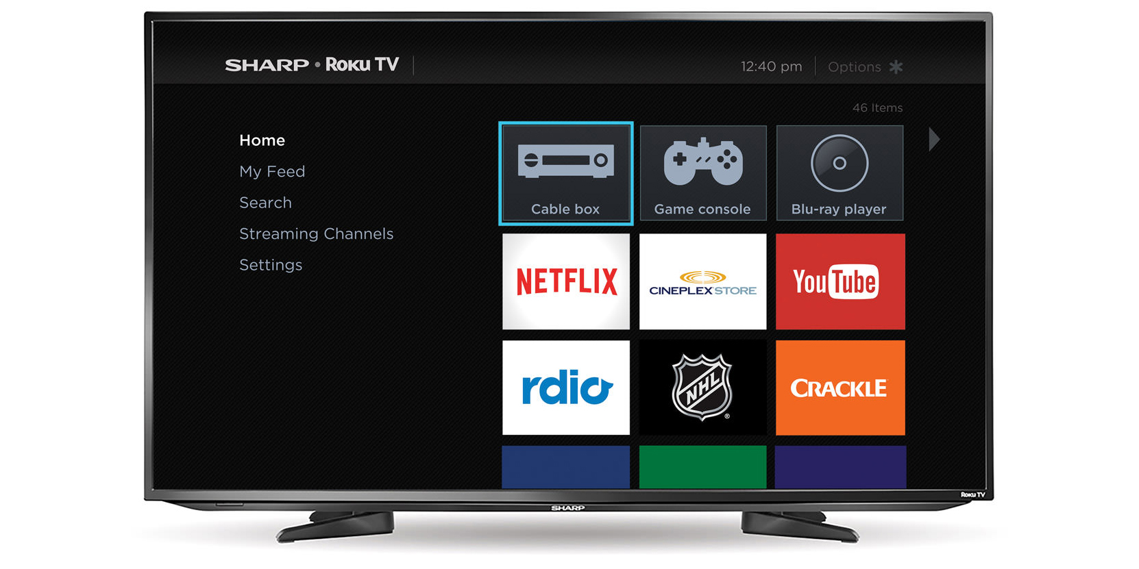 Sharp 50inch 1080p 3x HDMI Smart LED HDTV w/ builtin Roku 380 shipped (Reg. 500)