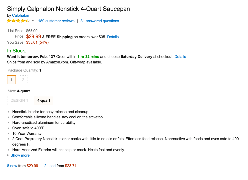 Simply Calphalon Nonstick 4-Quart Saucepan-sale-03