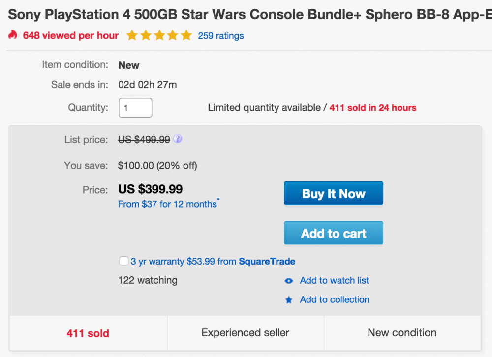 Star Wars Battlefront PlayStation 4 bundle with a Sphero BB-8 App-Enabled Droid-sale-02