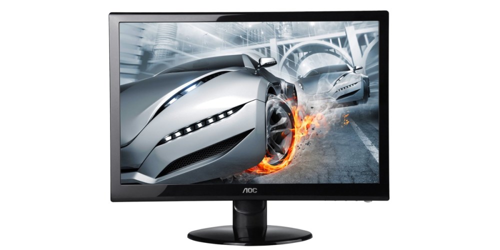 AOC - 27%22 Widescreen Flat-Panel LED HD Monitor - Black