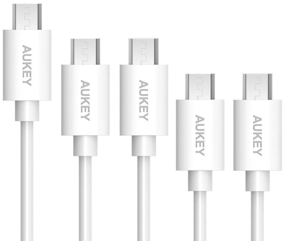 Aukey [5-Pack] Premium Micro USB Cables