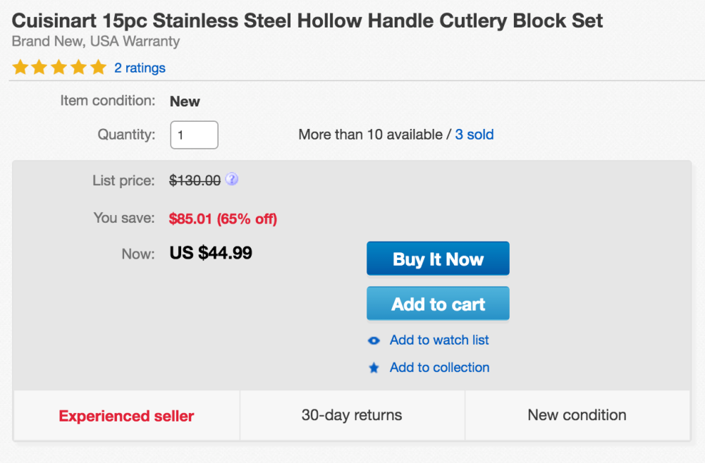 Cuisinart 15-Piece Stainless Steel Hollow Handle Block Set-4