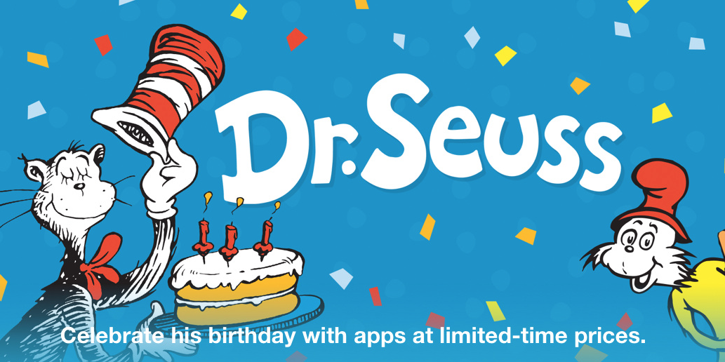 Dr. Seuss Birthday iOS/Android App Sale from $1 ea: The Lorax, One Fish ...