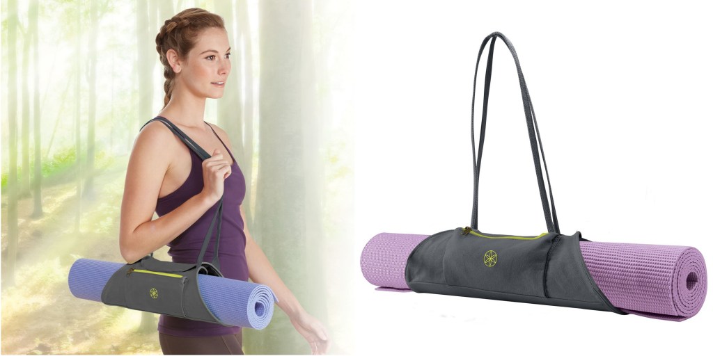 Gaiam Yoga for Beginners, Purple, Yoga Mat and Strap
