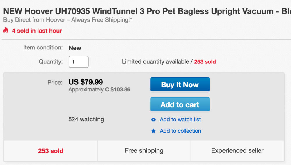 Hoover WindTunnel 3 Pro Pet Bagless Upright Vacuum (UH70935)-sale-02