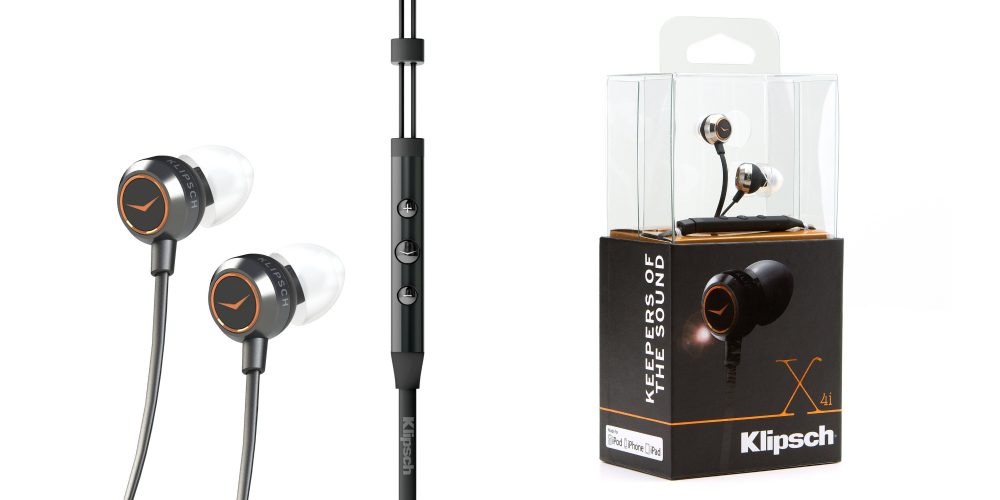 Klipsch 1015882 X4i Earbuds with Playlist Control for iPod:iPhone:iPad - Silver:Black