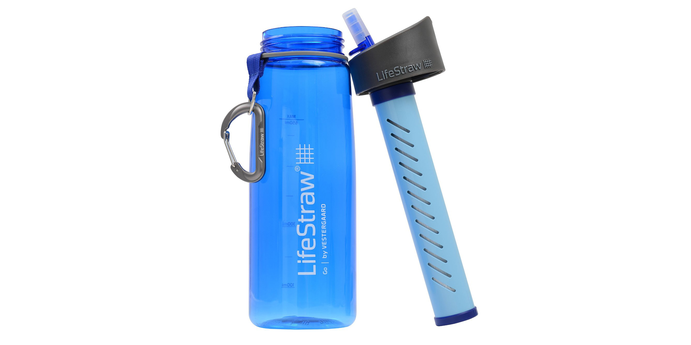 LifeStraw's drinking bottle w/ filter makes puddle water safe to