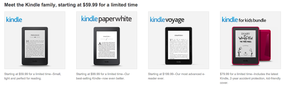 Meet the Kindle family