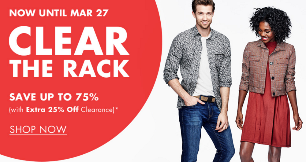 Nordstrom Rack Clearance Event extra 25 off Lucky Brand Jeans from