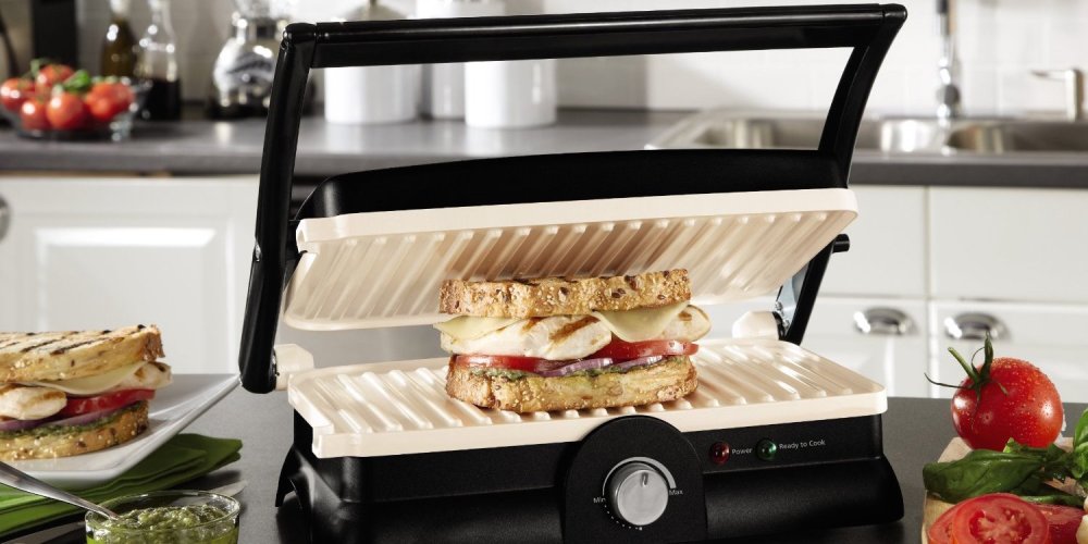Oster DuraCeramic Panini Maker and Grill