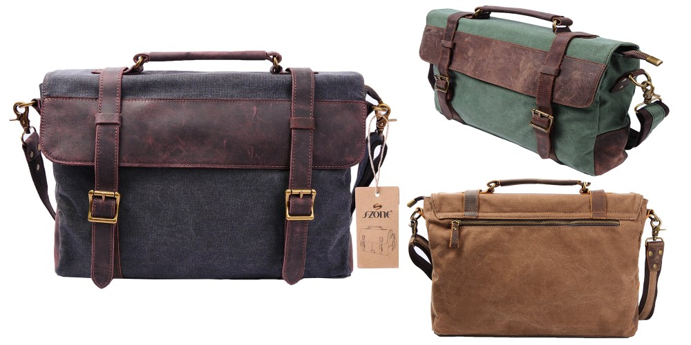 Messenger Bags: S-Zone Canvas/Leather for 13-inch MacBooks $40 (Reg ...
