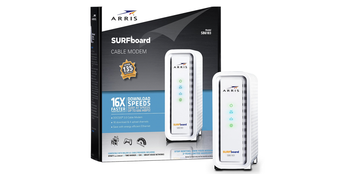 Motorola SURFboard DOCSIS 3.0 SB6183 Cable Modem (Refurb) 64 shipped