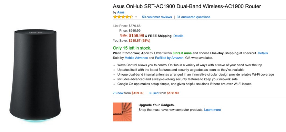 Asus OnHub SRT-AC1900 Dual-Band Wireless