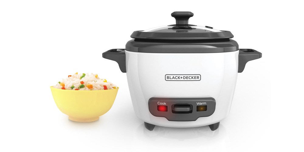 Black+Decker Mini 3-Cup Cooked:1.5-Cup Uncooked Rice Cooker (RC503)-2