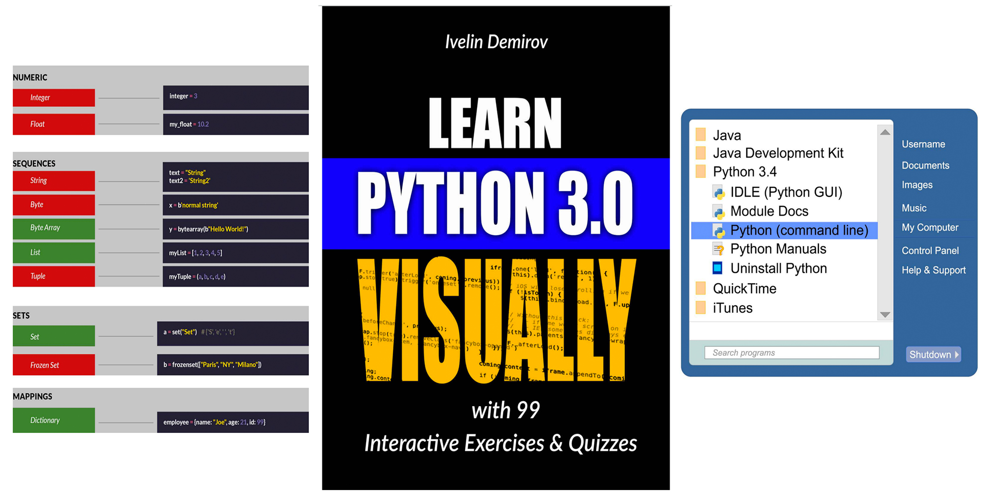 Start Programming With The 'Learn Python 3.0 Visually' Kindle EBook For ...