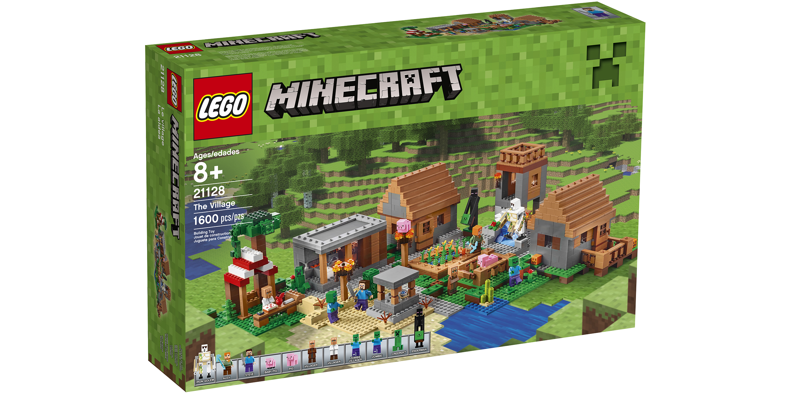 LEGO reveals a massive 1,600 piece Minecraft set loaded with zombies,  endermen and more