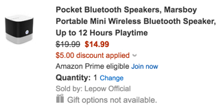 Marsboy Portable Wireless Bluetooth Speaker