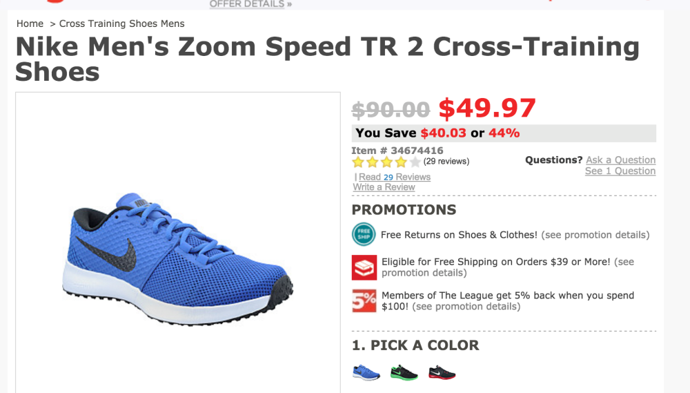 Nike Men's Zoom Speed TR 2 Cross-Training Shoes-4