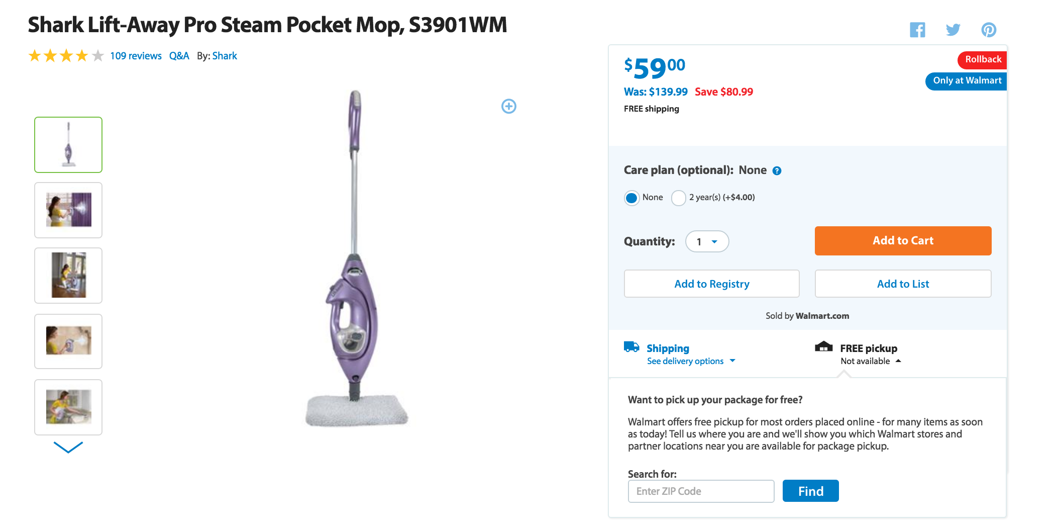 Steam Mops BISSELL's best selling Powerfresh 64 (Orig. 100), Shark