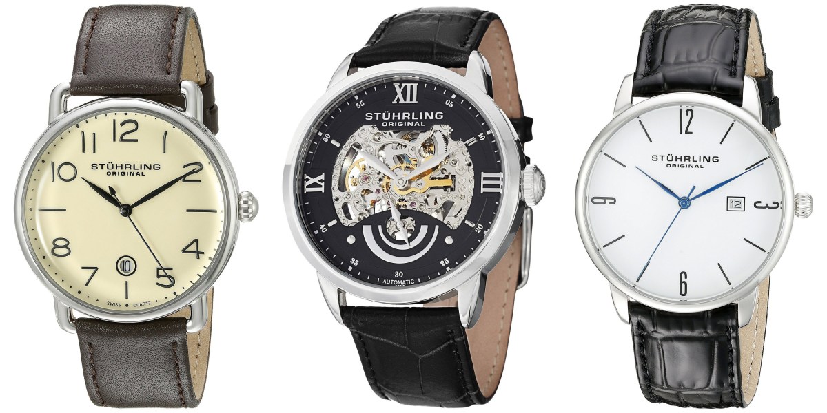 Amazon Gold Box - Stührling watches from $60 shipped: Swiss Quartz ...