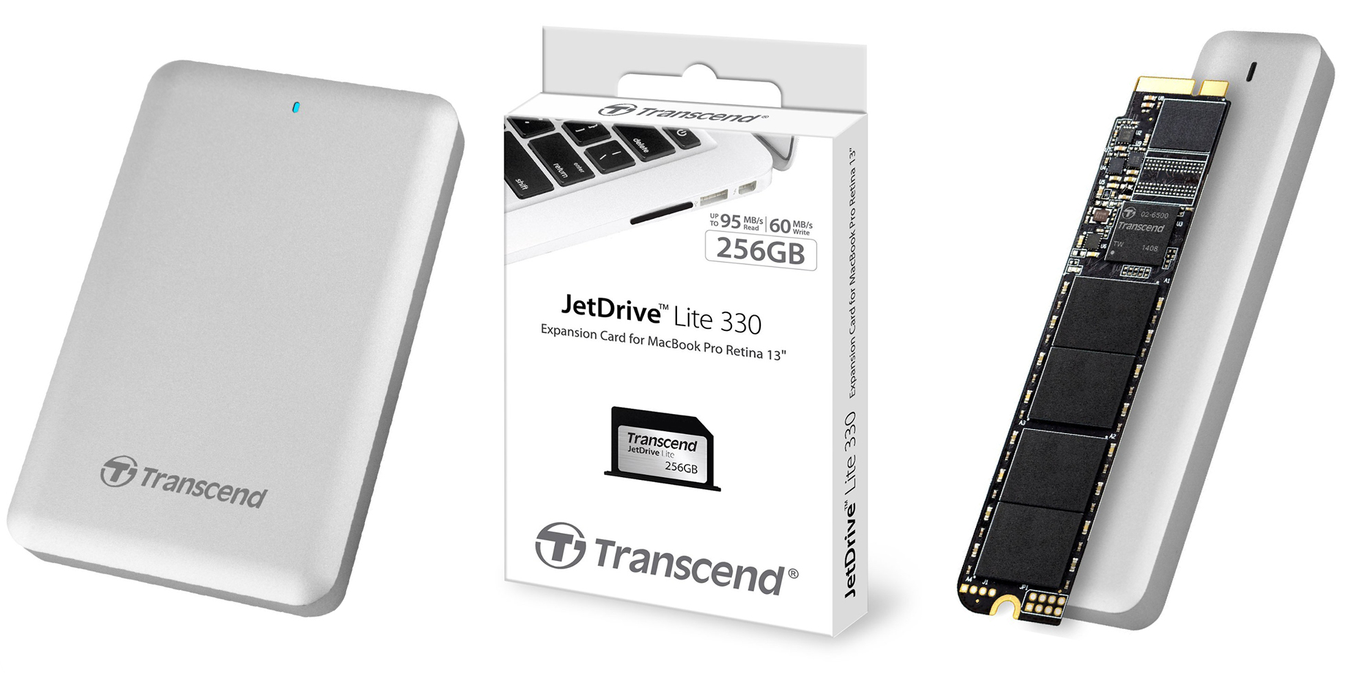 Outside Are depressed con man Transcend storage upgrades for your Mac: 512GB Portable Thunderbolt SSD  $284, 256GB Expansion Card $170, more