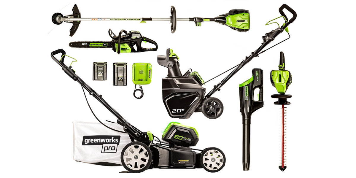 Greenworks 80V 30 off Gold Box, selfpropelled 21" lawn mower 385, more