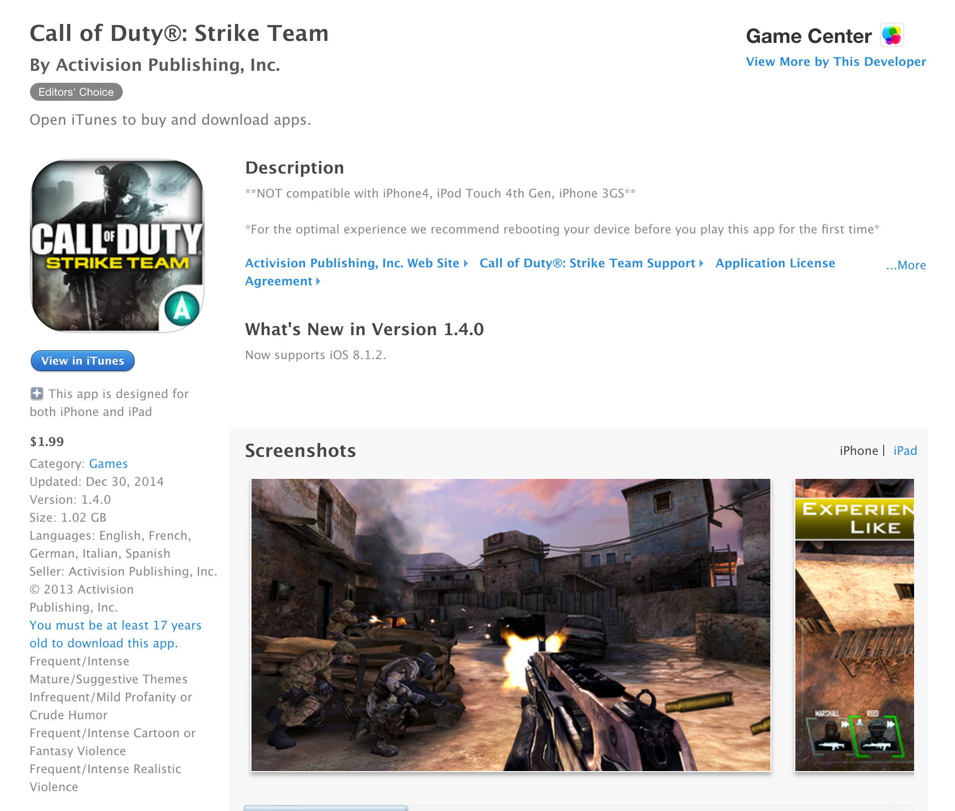 Strike download the new for ios